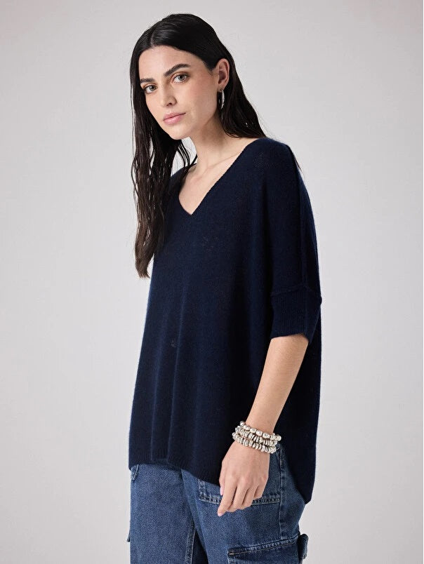 Thesee light cashmere marine