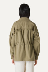 Oversized Saharan jacket in light cotton