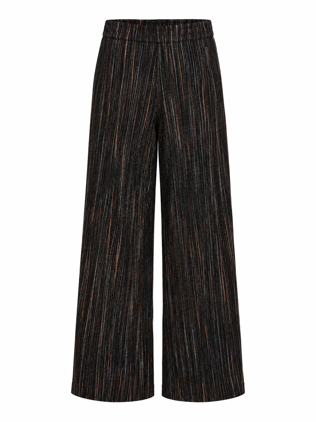 Pantaloni in lurex a righe