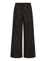 Pantaloni in lurex a righe