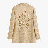 Blazer ricamo sangallo