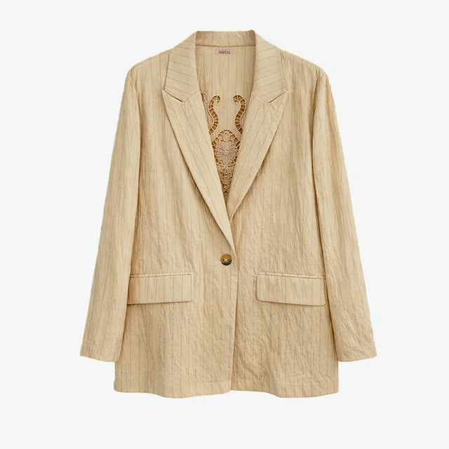 Blazer ricamo sangallo