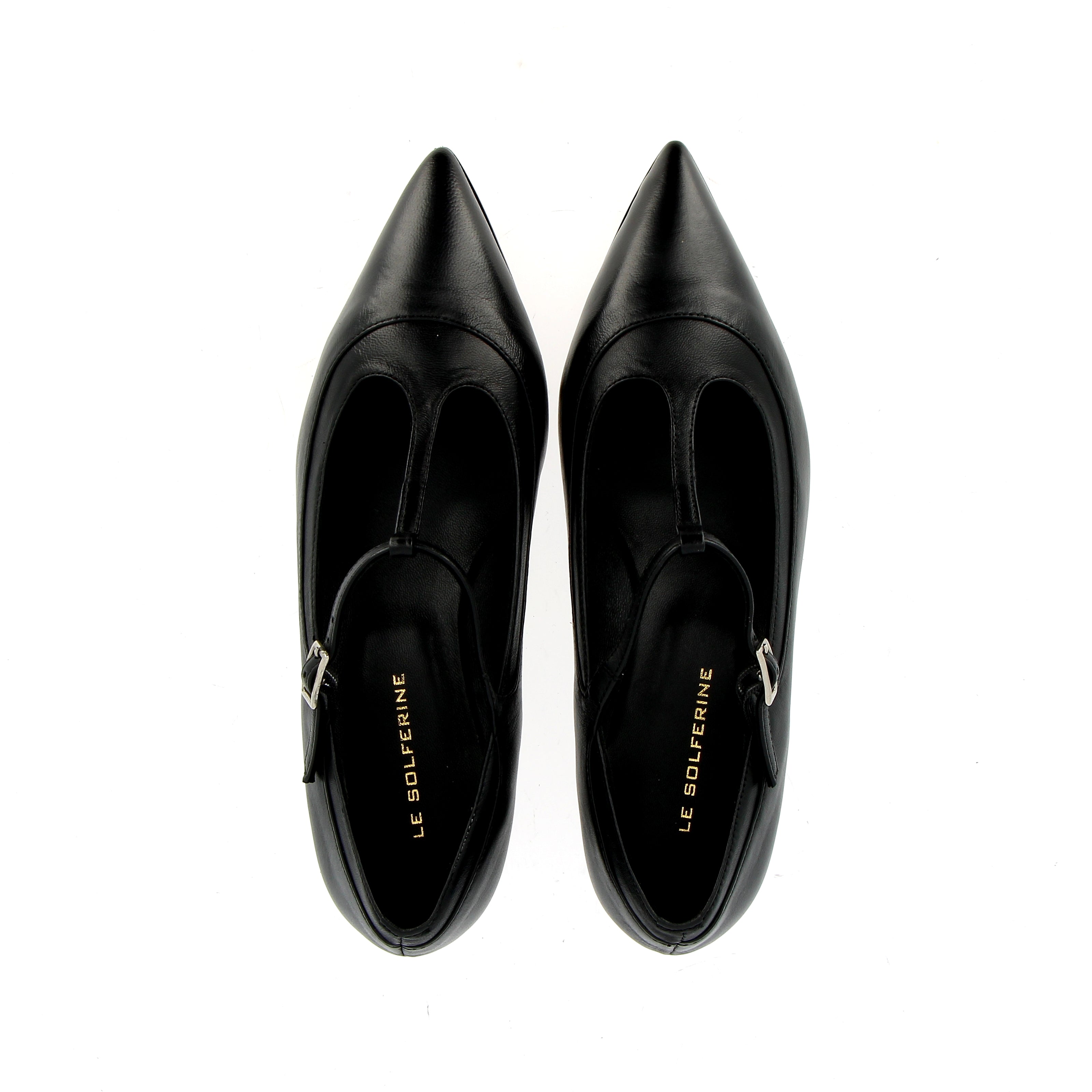 MaryJane in pelle nera