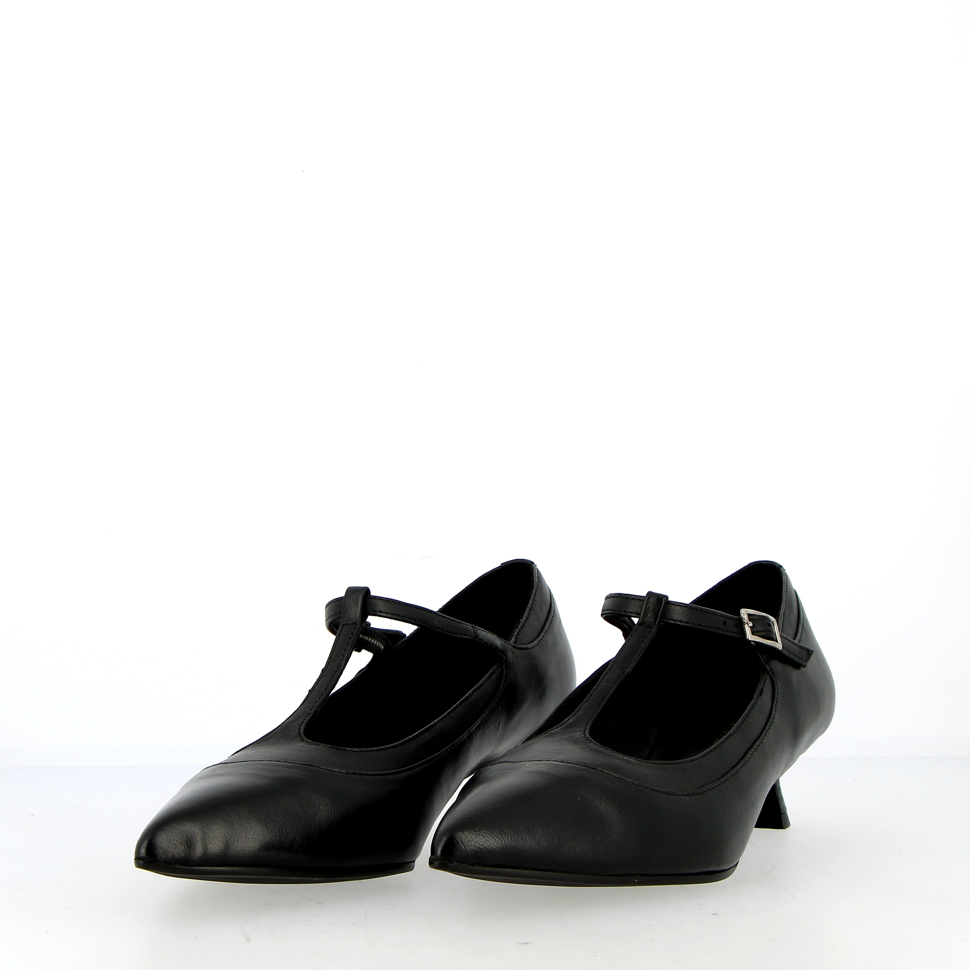 MaryJane in pelle nera