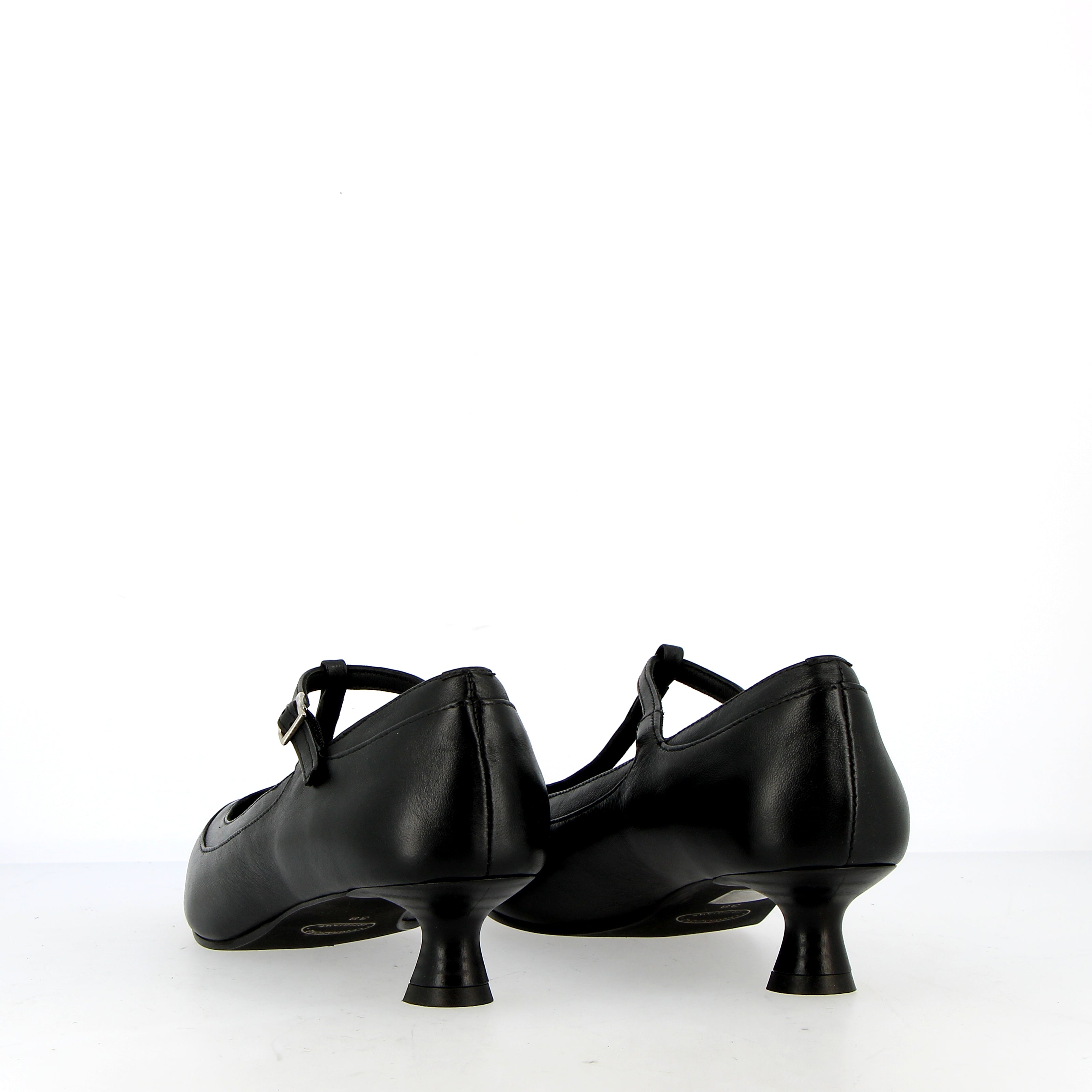 MaryJane in pelle nera