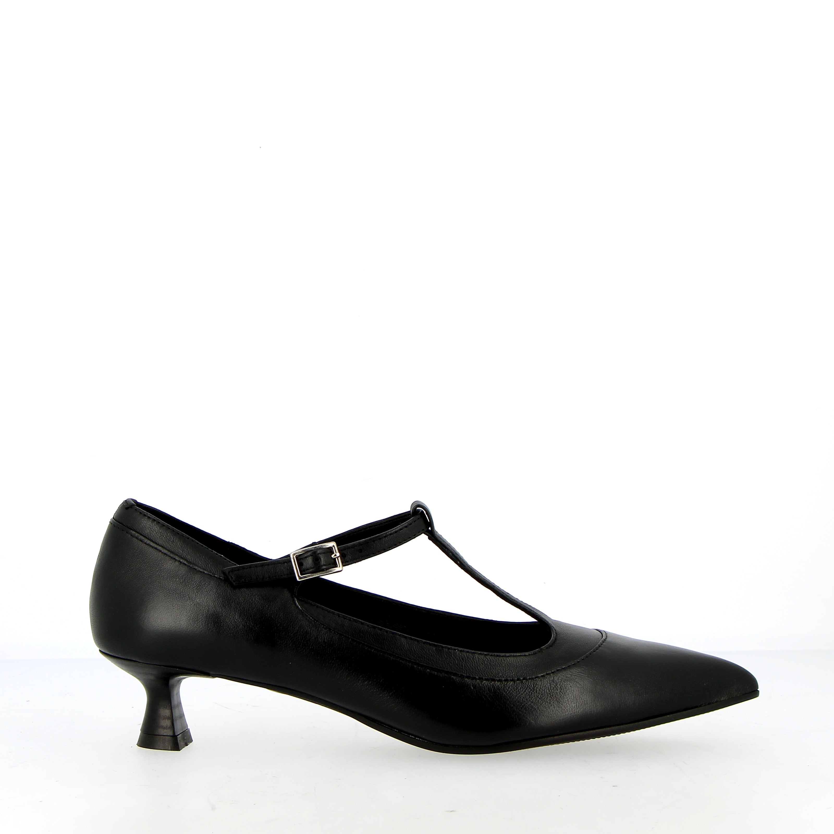MaryJane in pelle nera