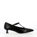MaryJane in pelle nera