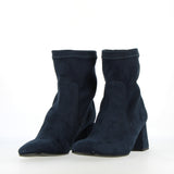 Blue Stretch Ankle Boot