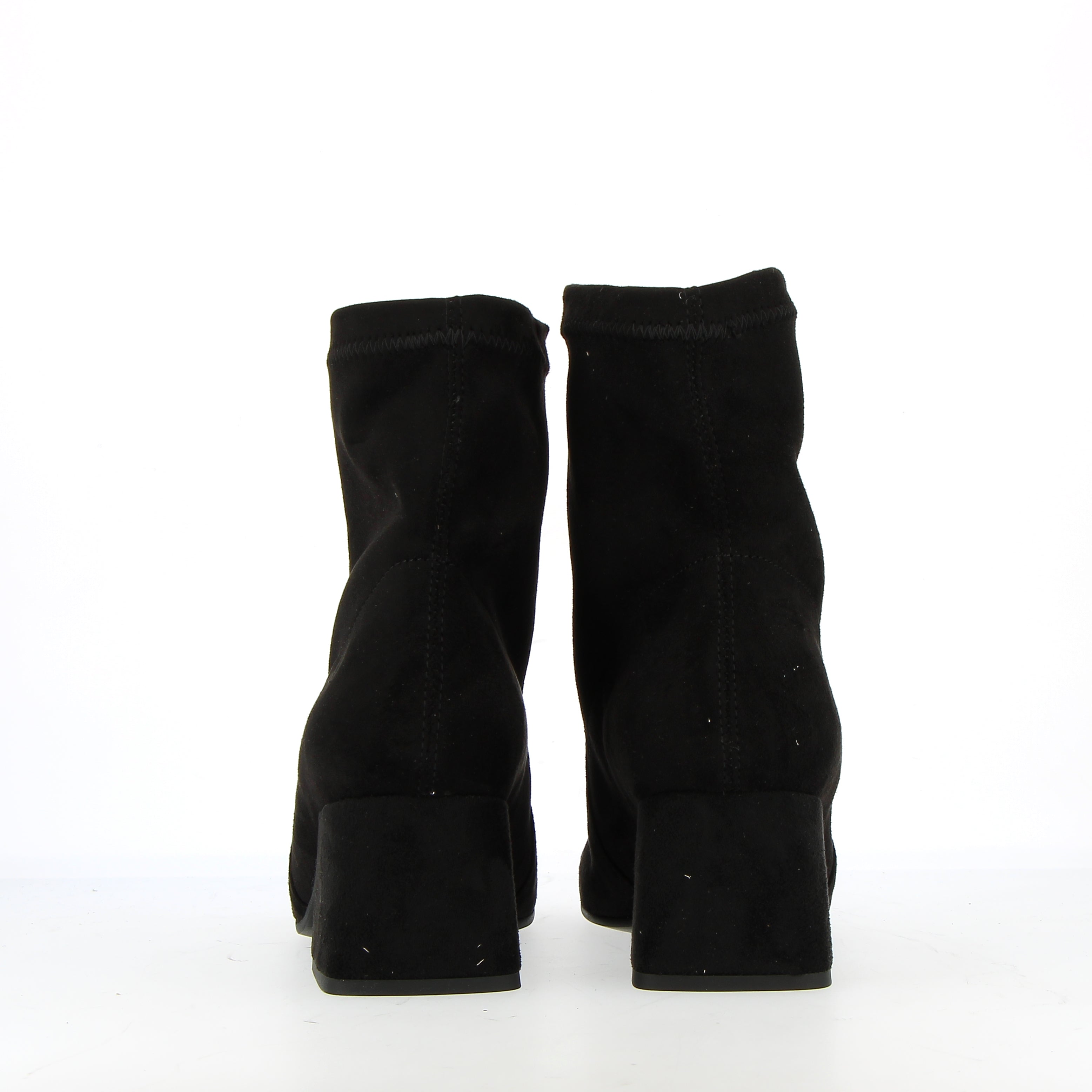 Black Stretch Ankle Boot