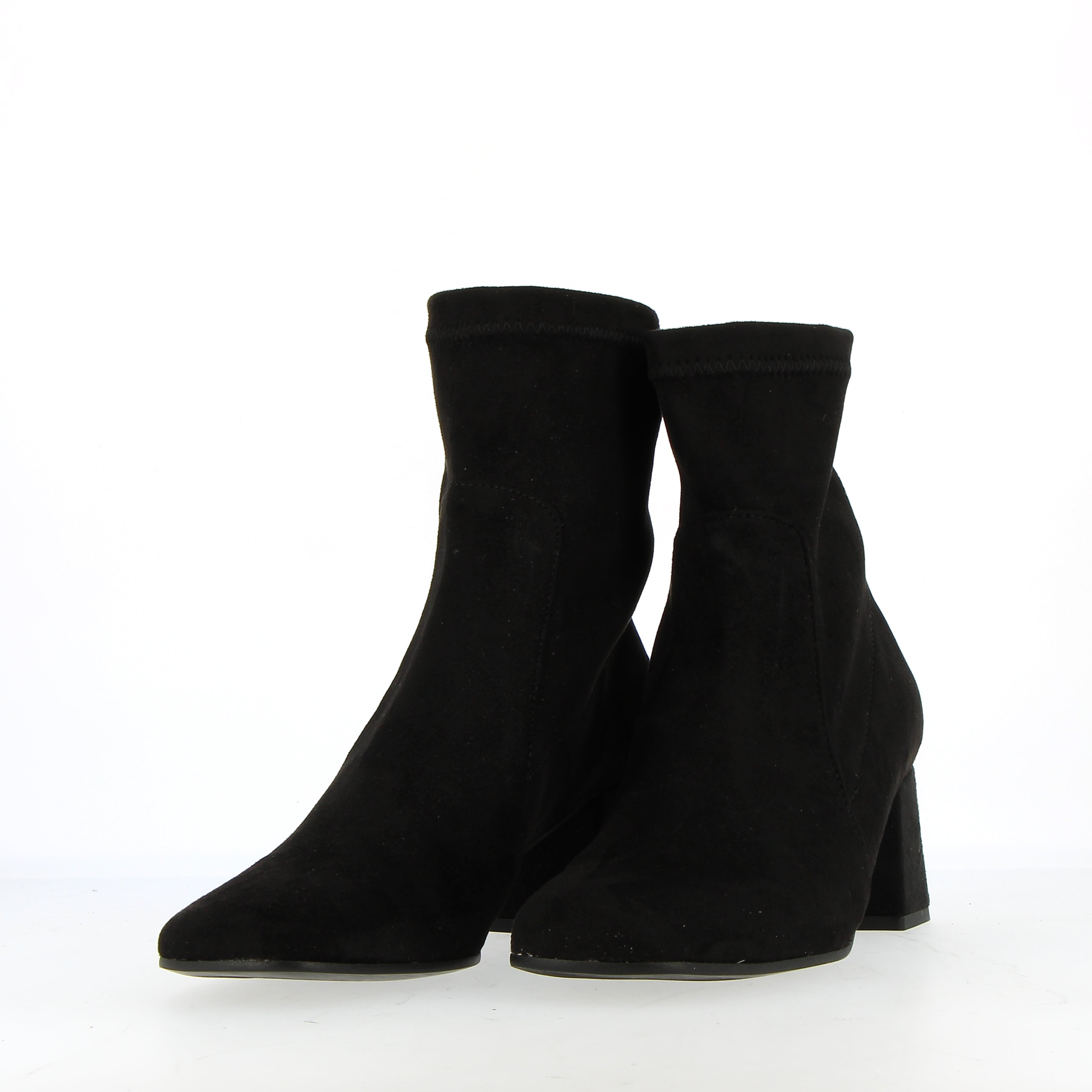 Black Stretch Ankle Boot