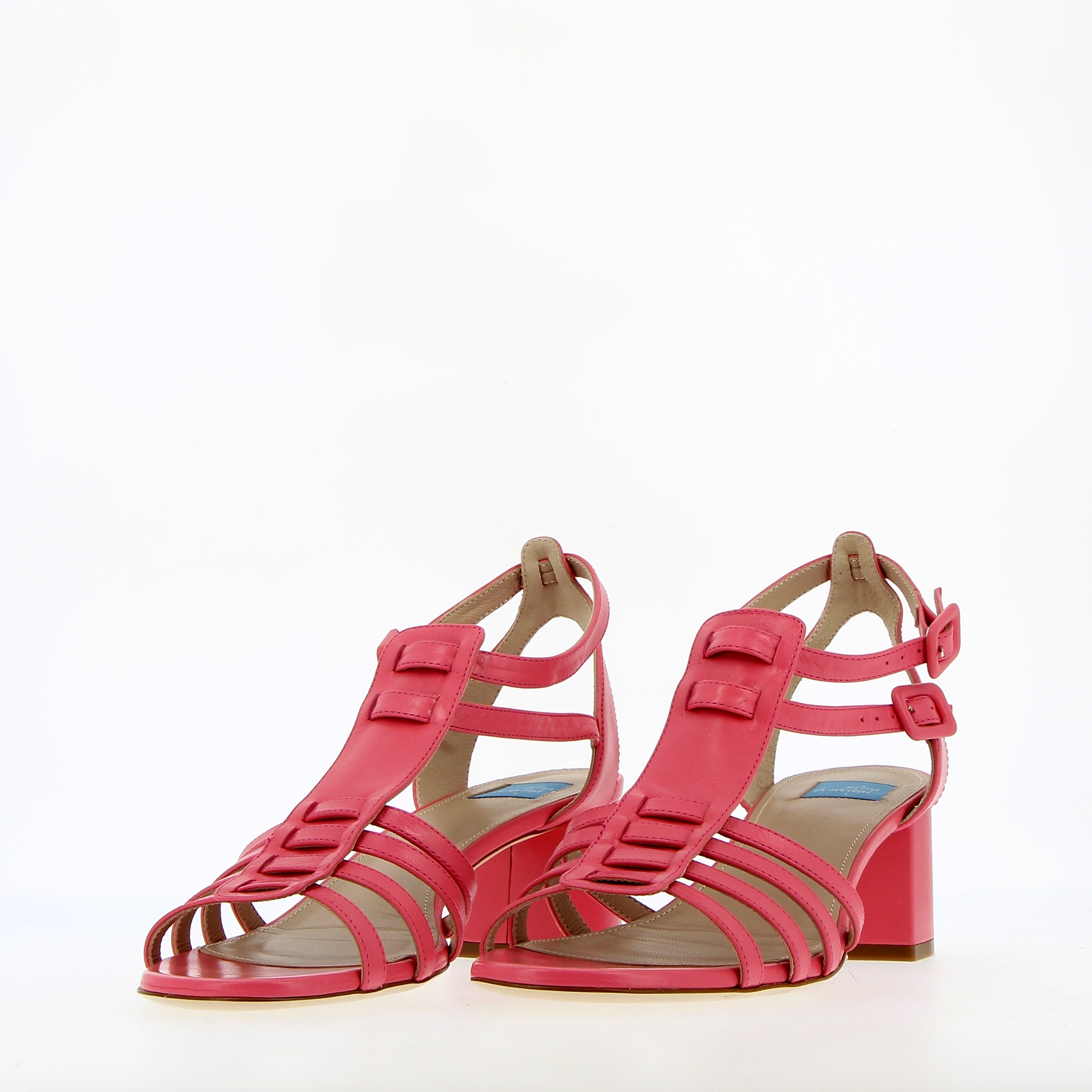 Giulia Gladiator sandal in pink nappa leather