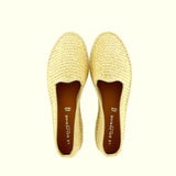 Ballerina modello friulana in raffia naturale