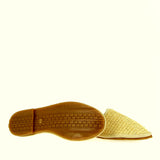 Ballerina modello friulana in raffia naturale