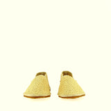 Ballerina modello friulana in raffia naturale