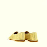 Ballerina modello friulana in raffia naturale