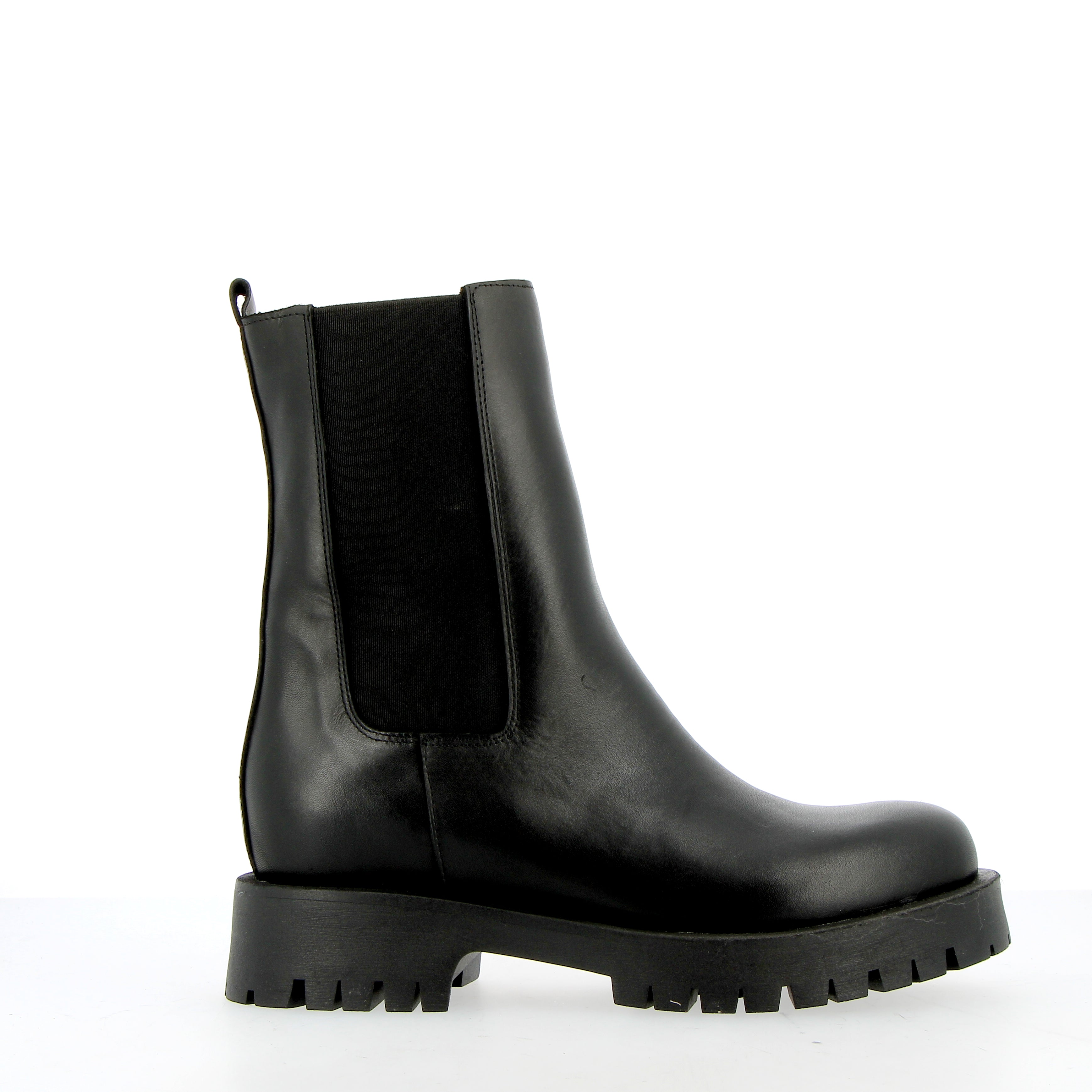 Chelsea boot nero in pelle