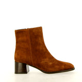 Burnished suede ankle boot