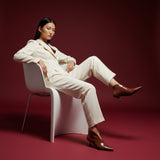 Alto alla caviglia in verlux mattone