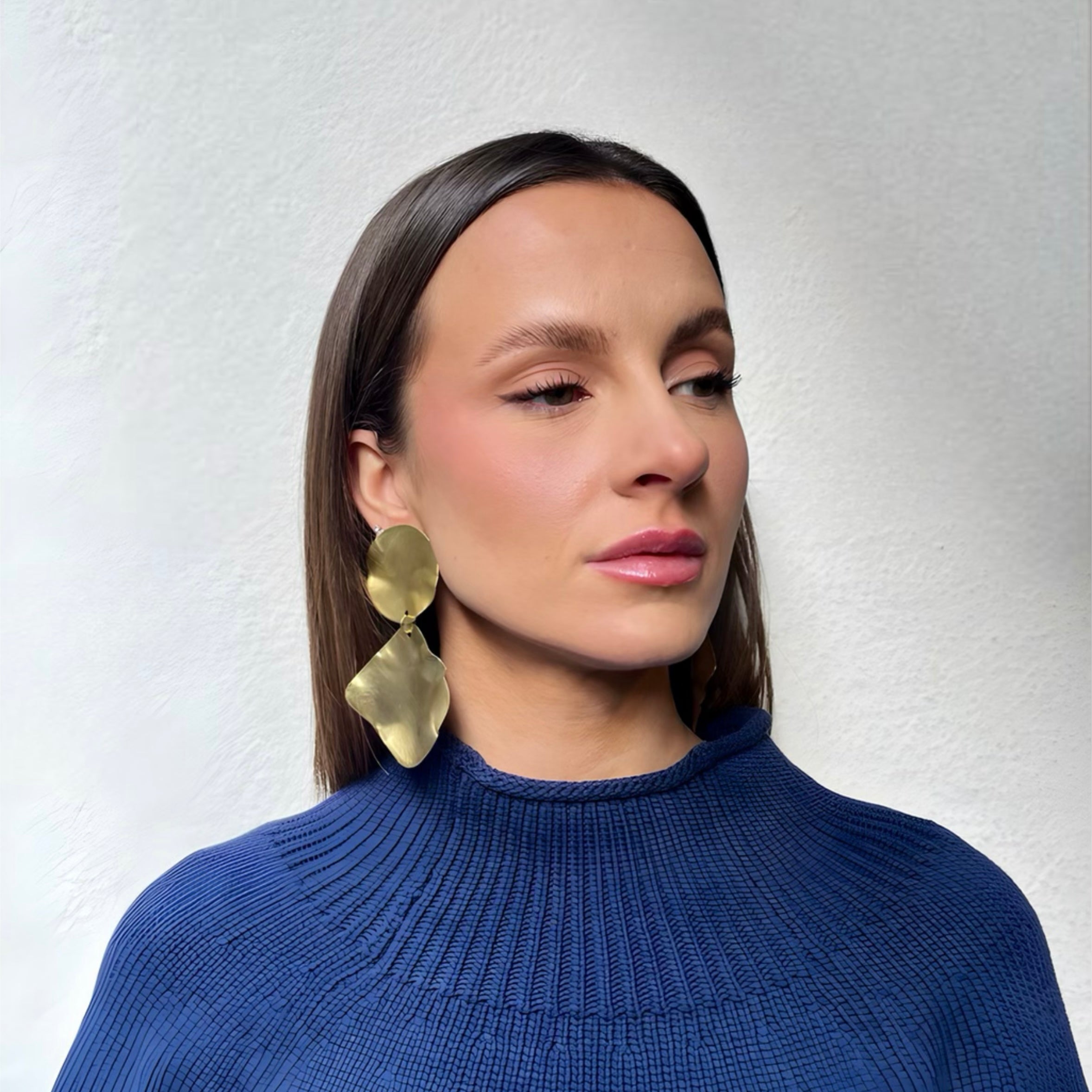 Orecchini pendenti foglia