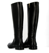 Stivale stile cavallo con cerniera