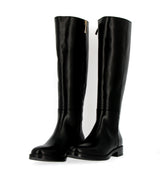 Stivale stile cavallo con cerniera
