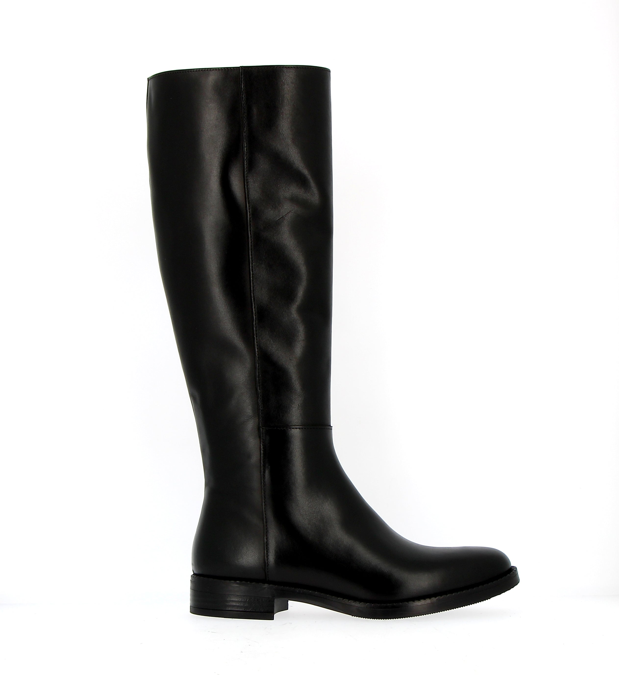 Stivale stile cavallo con cerniera