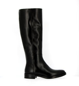 Stivale stile cavallo con cerniera