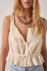 Constanza Top Vintage Lace