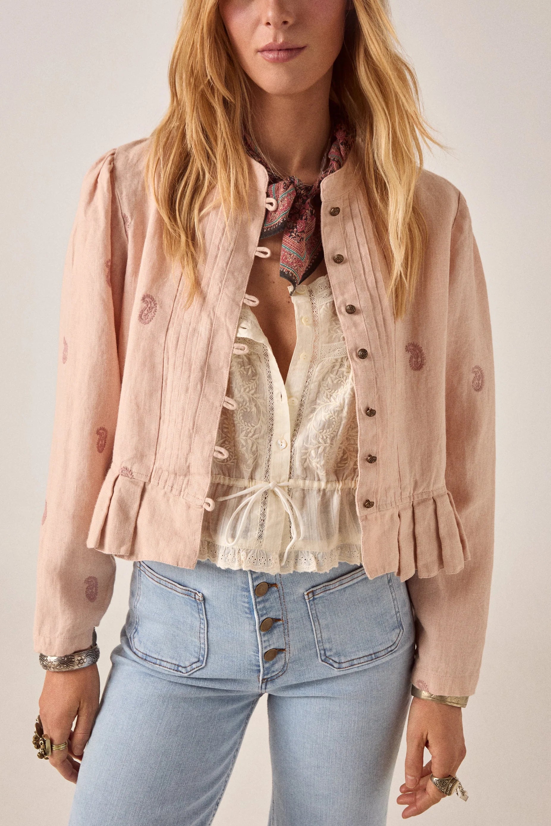 Edgar Jacket Antique Blush