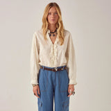 Irene Blouse Blanc Bohème