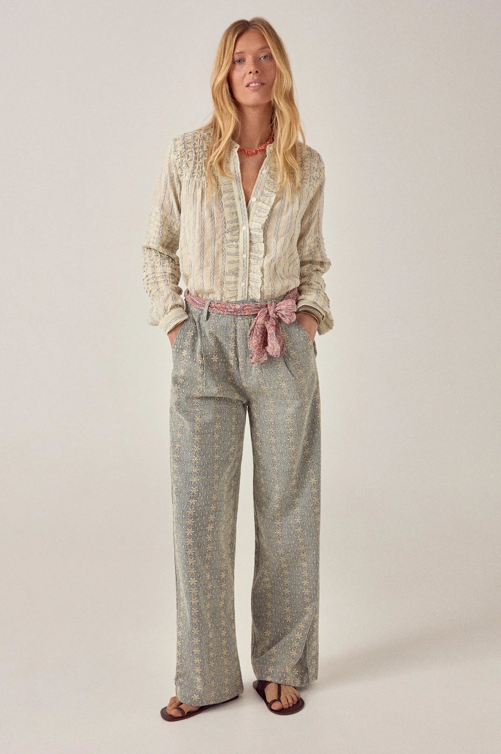 Elta Blouse Cloud Thread