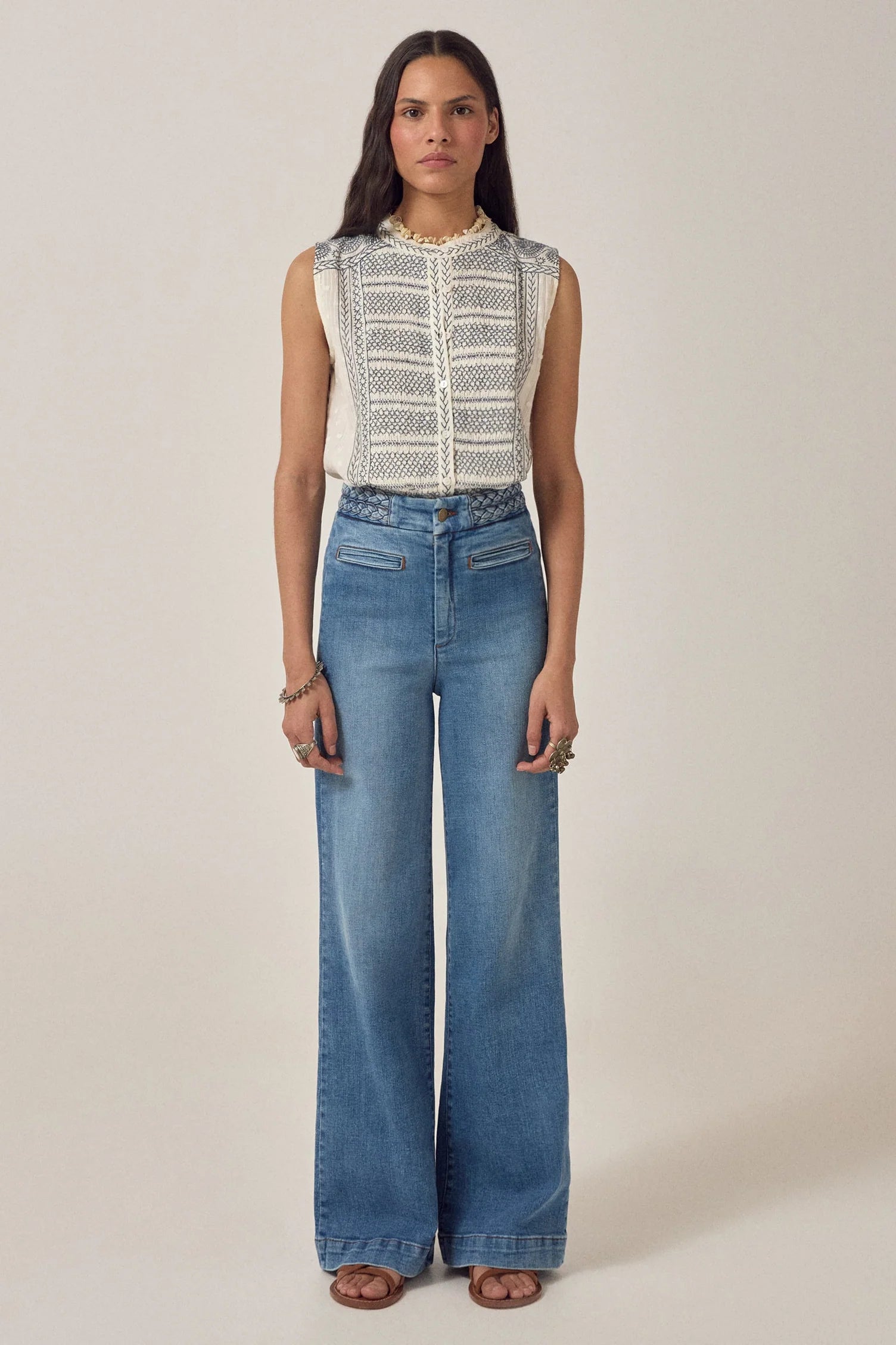 Irina Blouse Indigo Poet