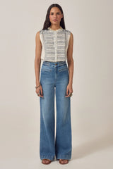 Irina Blouse Indigo Poet