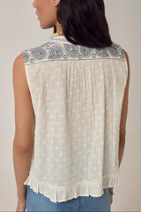 Irina Blouse Indigo Poet