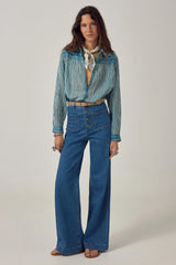 Maria Shirt Mediterranean Stripes Blue