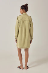 Thalassa Short Dress Khaki