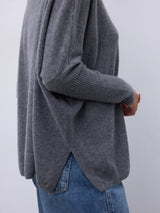 Maglione in cashmere margareth grigio