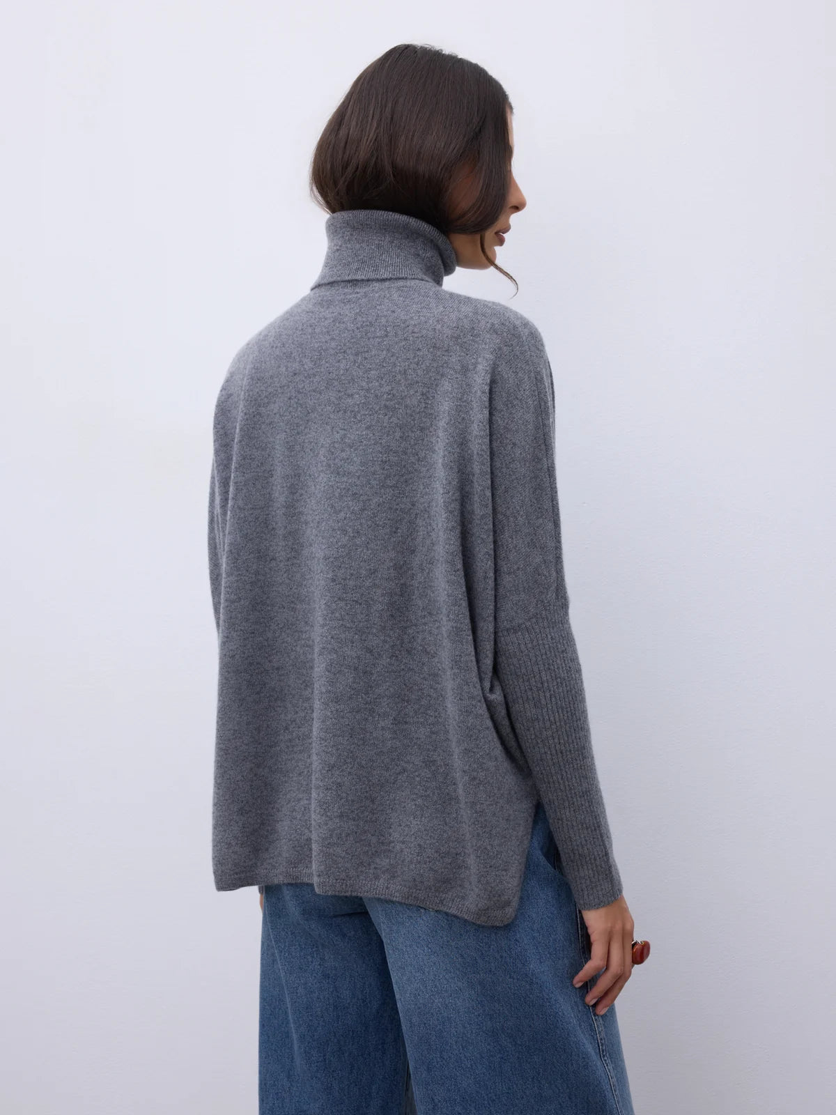 Maglione in cashmere margareth grigio