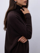 Margareth Coffee Cashmere Sweater