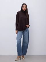 Margareth Coffee Cashmere Sweater