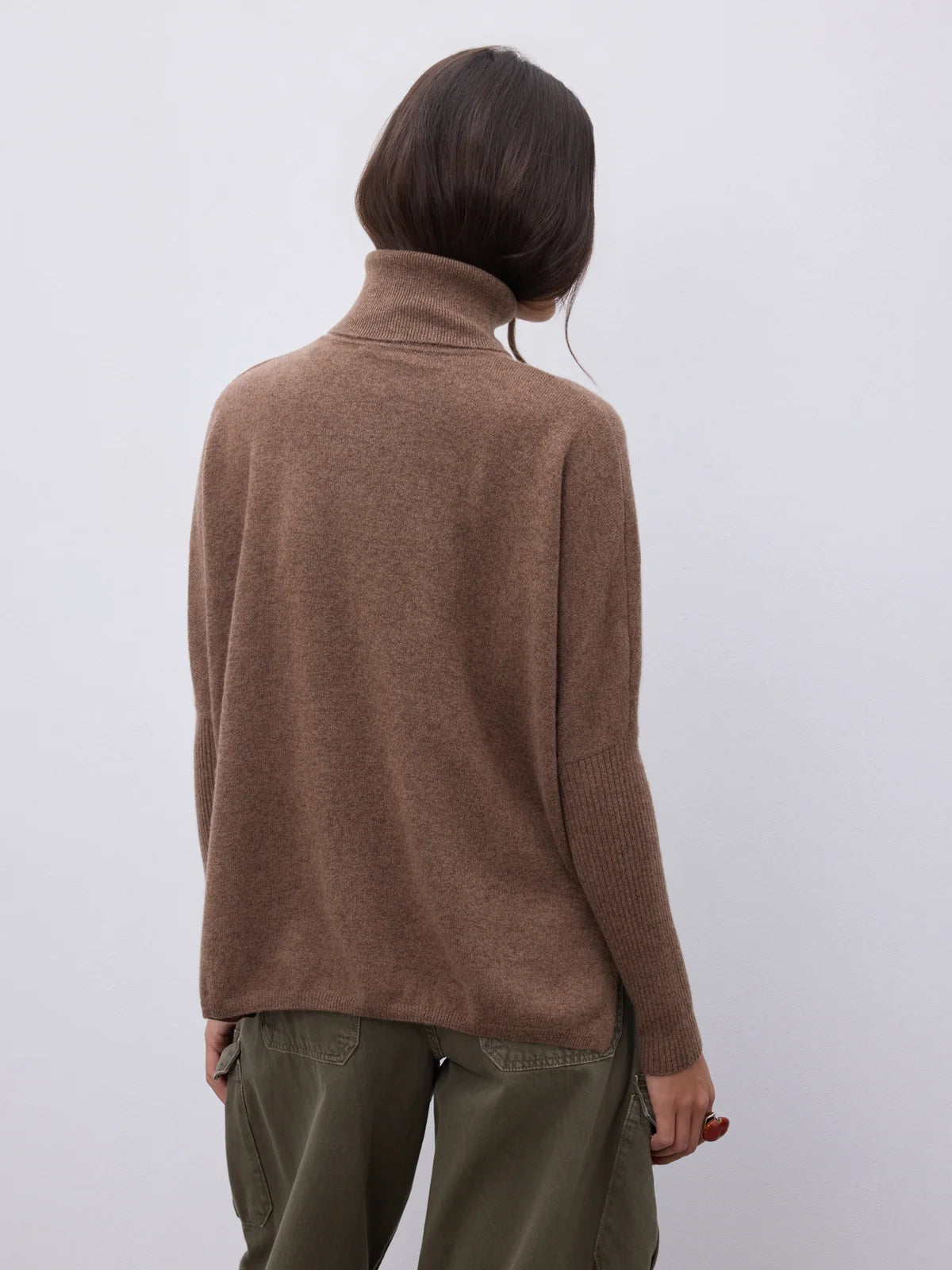Maglione in cashmere margareth cafe au lait