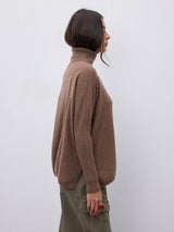 Maglione in cashmere margareth cafe au lait