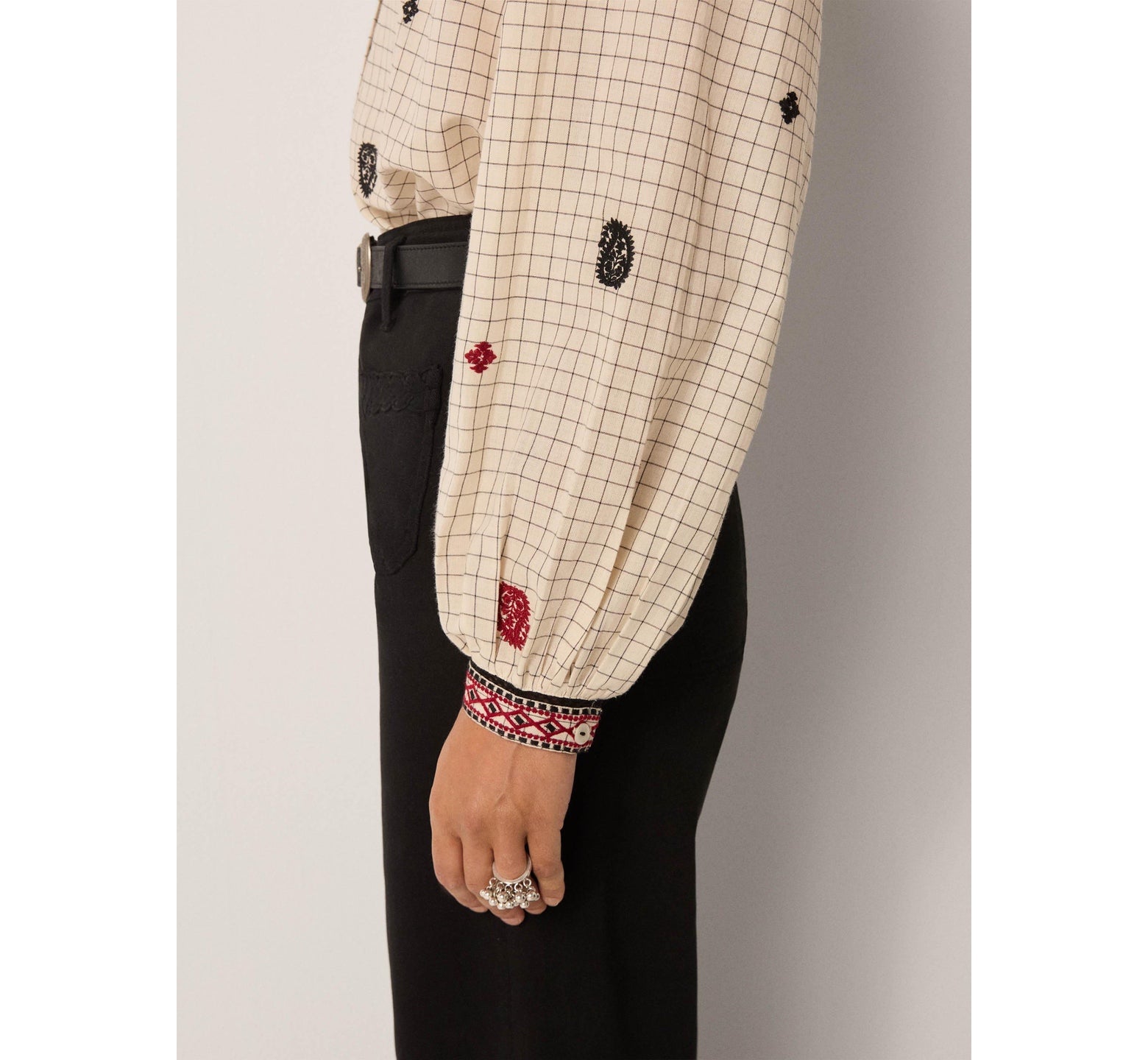 Colette Ivory checks