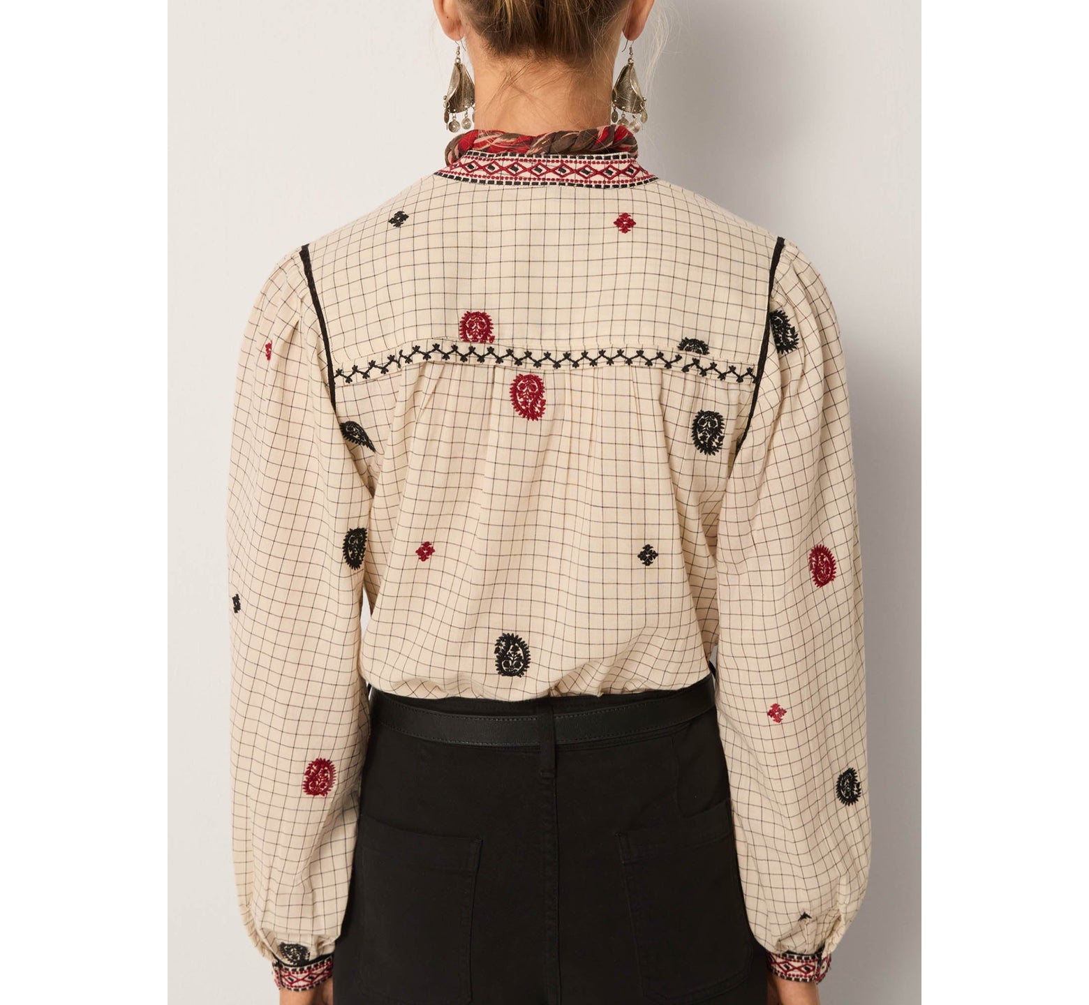 Colette Ivory checks