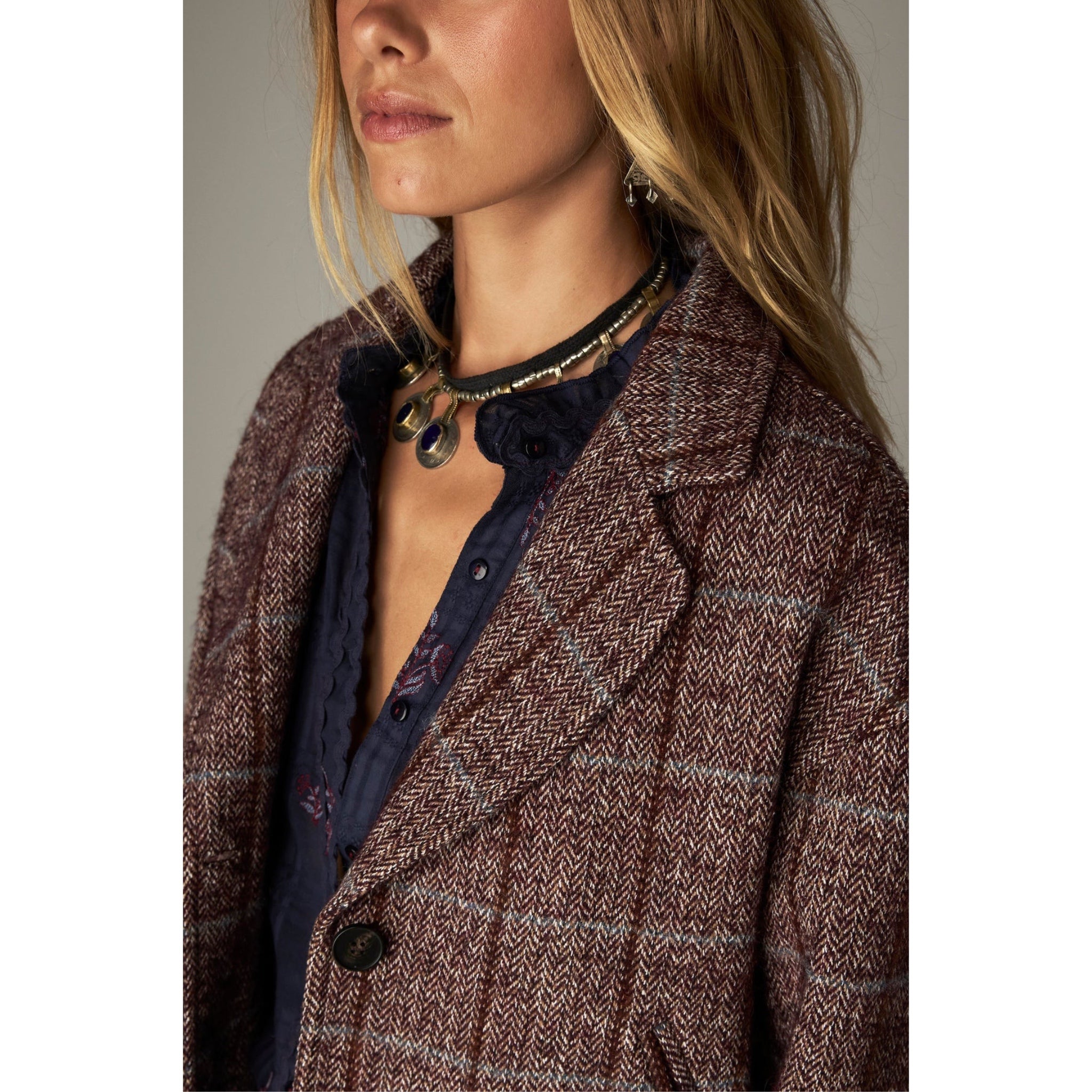 Margarita Jacket forest tobacco