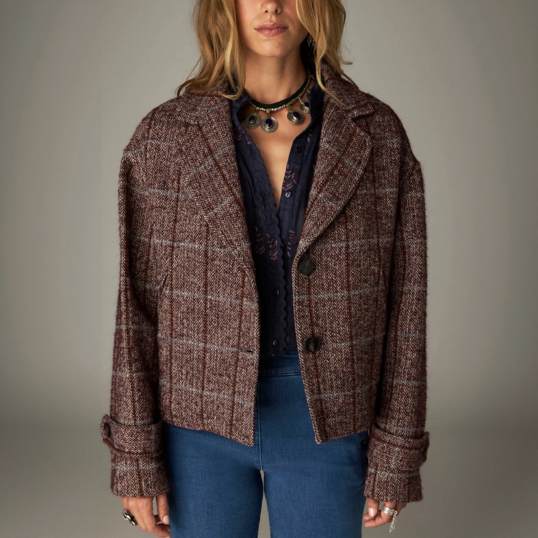 Margarita Jacket forest tobacco