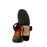 Mary Jane in pelle nera