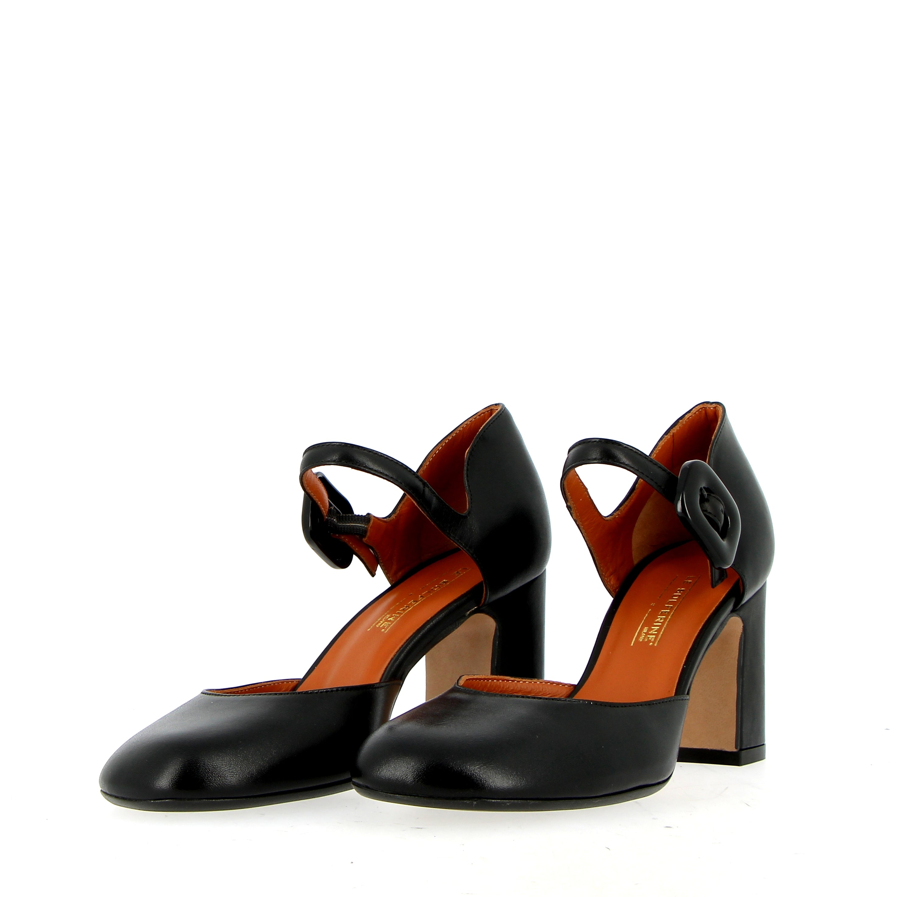 Mary Jane in pelle nera