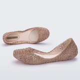 Ballerina Melissa campana papel Beige Gold Rose