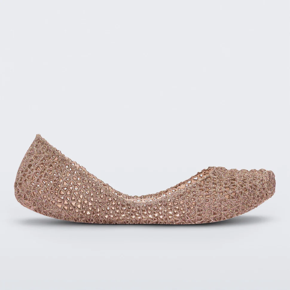 Ballerina Melissa campana papel Beige Gold Rose
